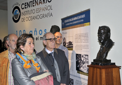 Acto de Inauguración Exposición Centenario del IEO de Santander.