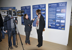 Acto de Inauguración Exposición Centenario del IEO de Santander.