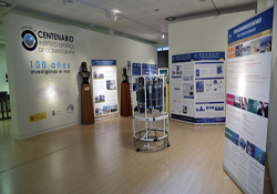 Inauguración Exposición Centenario del IEO de Santander.